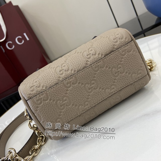 Gucci專櫃古馳最新款Emblem系列超迷你手提包 jh1982型號：815256